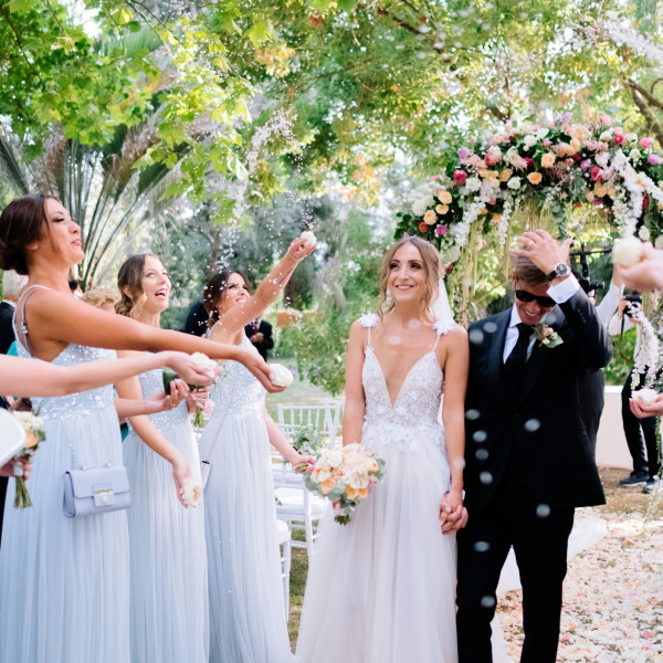 tiziana & salvatore | a midsummer night's dream themed wedding