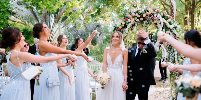 tiziana & salvatore | a midsummer night's dream themed wedding